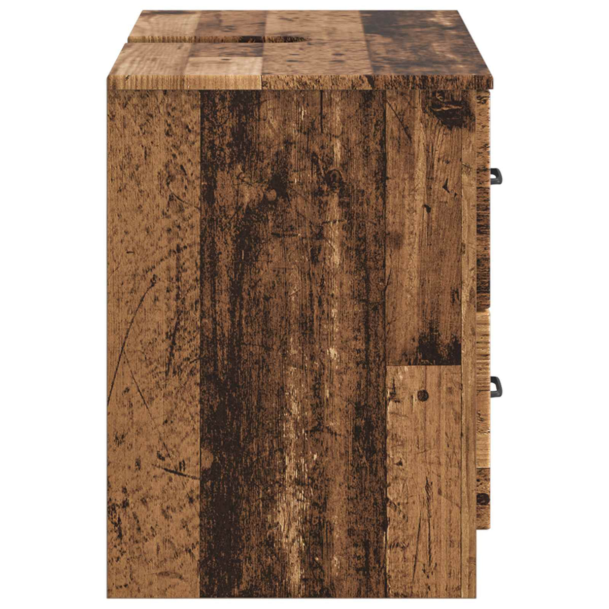 Bathroom Sink Cabinet UTRECHT Old Wood 82 x 41x 56 cm
