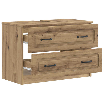 Bathroom Sink Cabinet UTRECHT Artisan Oak 82 x 41x 56 cm