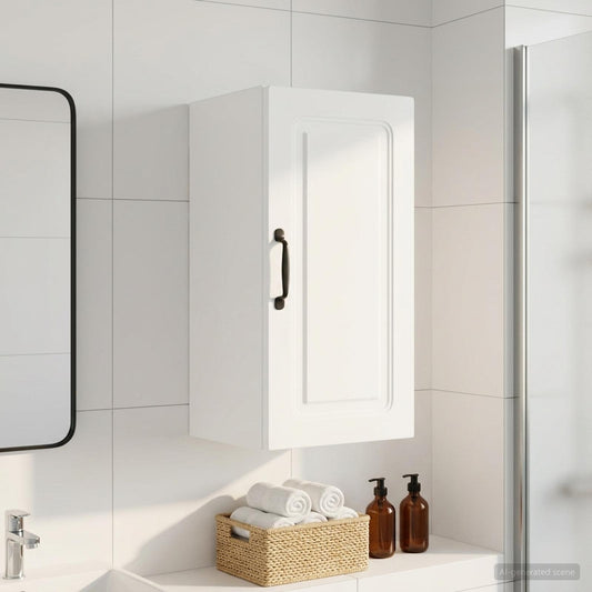 Bathroom Wall Cabinet UTRECHT White 30 x 31 x 59 cm