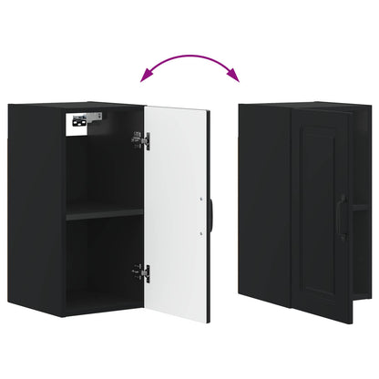Bathroom Wall Cabinet UTRECHT Black 30 x 31 x 59 cm