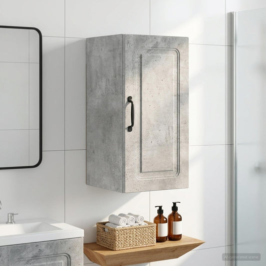 Bathroom Wall Cabinet UTRECHT Concrete Grey 30 x 31 x 59 cm