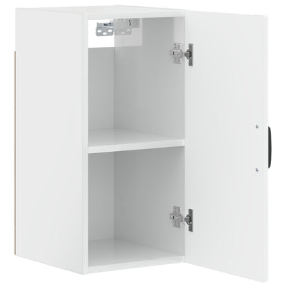 Bathroom Wall Cabinet UTRECHT High Gloss White 30 x 31 x 59 cm