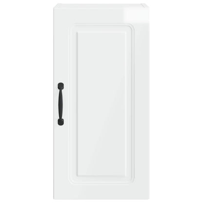 Bathroom Wall Cabinet UTRECHT High Gloss White 30 x 31 x 59 cm