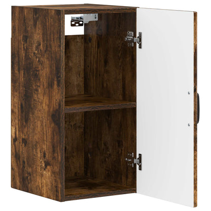 Bathroom Wall Cabinet UTRECHT Smoked Oak 30 x 31 x 59 cm