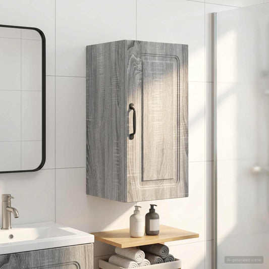 Bathroom Wall Cabinet UTRECHT Grey Sonoma 30 x 31 x 59 cm