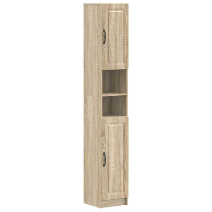 Bathroom Cabinet with Open Shelf UTRECHT Sonoma Oak