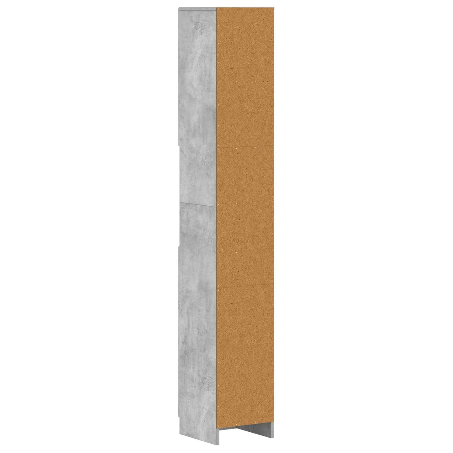 Bathroom Cabinet with Open Shelf UTRECHT Concrete Grey