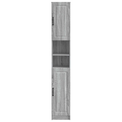 Bathroom Cabinet with Open Shelf UTRECHT Grey Sonoma