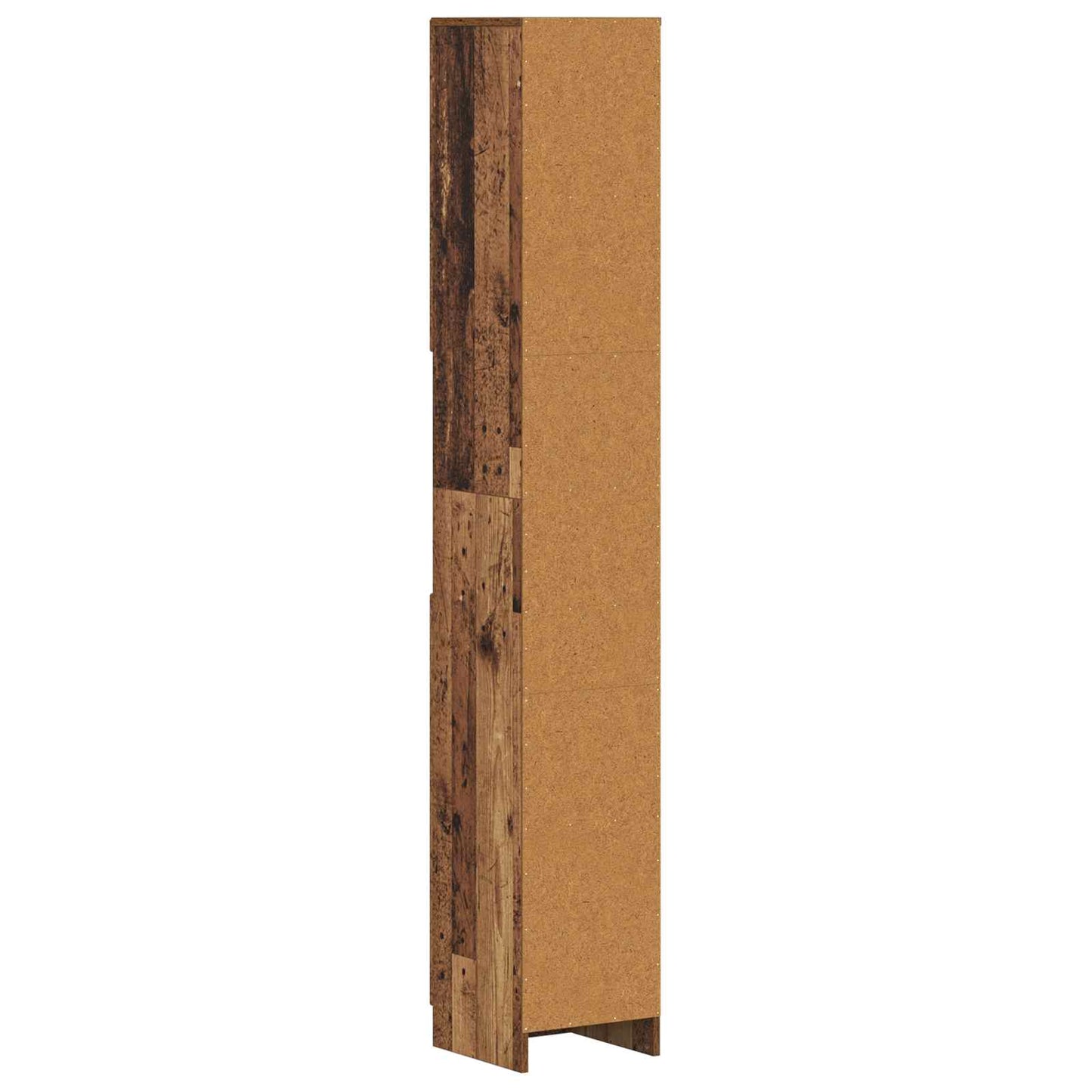 Bathroom Cabinet with Open Shelf UTRECHT Old Wood