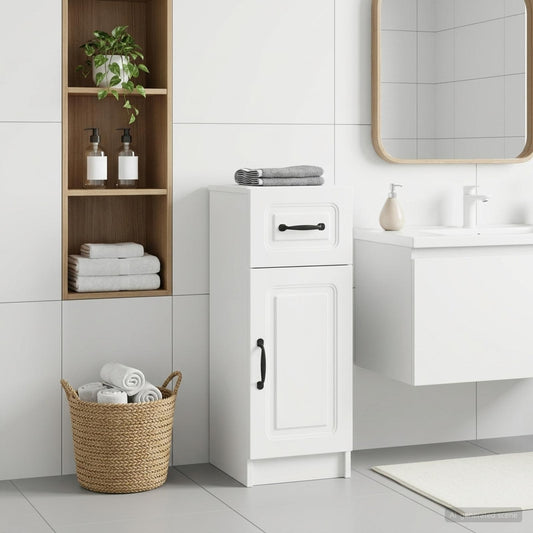 Bathroom Storage Cainet UTRECHT White 30 x 31 x 77 cm