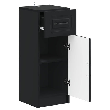 Bathroom Storage Cainet UTRECHT Black 30 x 31 x 77 cm