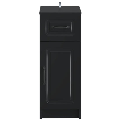 Bathroom Storage Cainet UTRECHT Black 30 x 31 x 77 cm