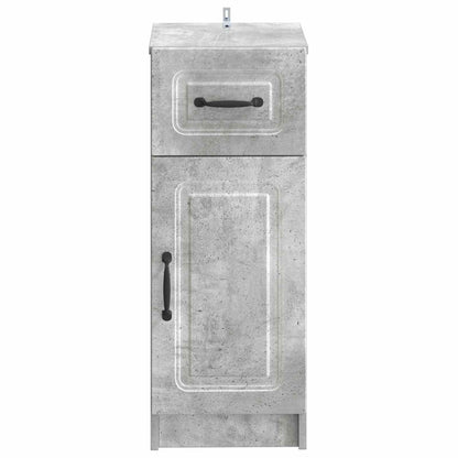 Bathroom Storage Cainet UTRECHT Concrete Grey 30 x 31 x 77 cm