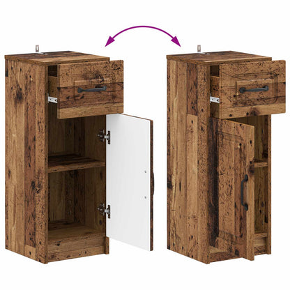 Bathroom Storage Cainet UTRECHT Old Wood 30 x 31 x 77 cm
