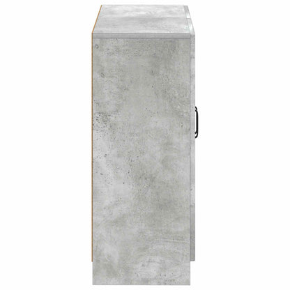 Bathroom Storage Cainet UTRECHT Concrete Grey 59.5 x 31 x 77 cm