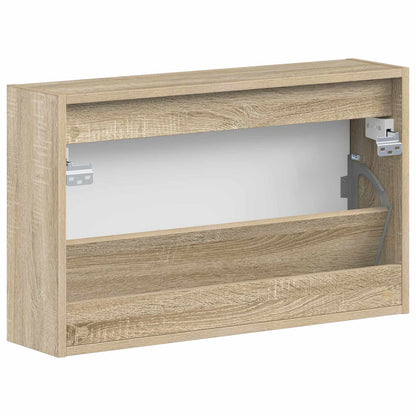 Wall-Mounted Shoe Cabinet UTRECHT 71 x 17 x 43 cm Sonoma Oak