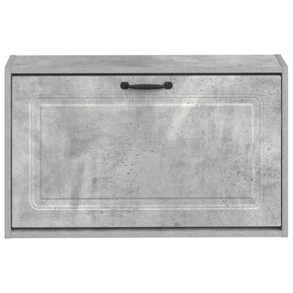 Wall-Mounted Shoe Cabinet UTRECHT 71 x 17 x 43 cm Concrete Grey