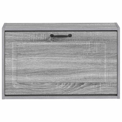 Wall-Mounted Shoe Cabinet UTRECHT 71 x 17 x 43 cm Grey Sonoma