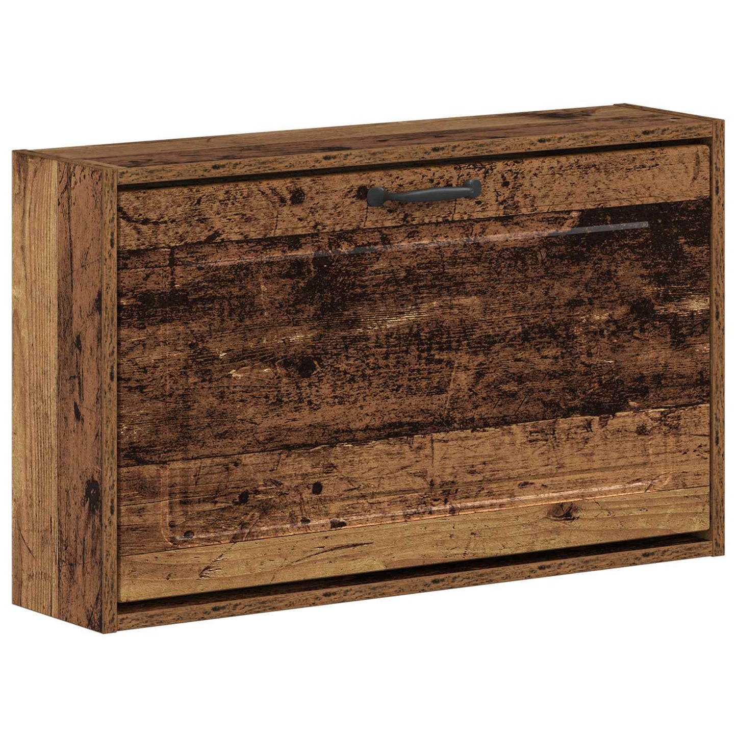 Wall-Mounted Shoe Cabinet UTRECHT 71 x 17 x 43 cm Old Wood