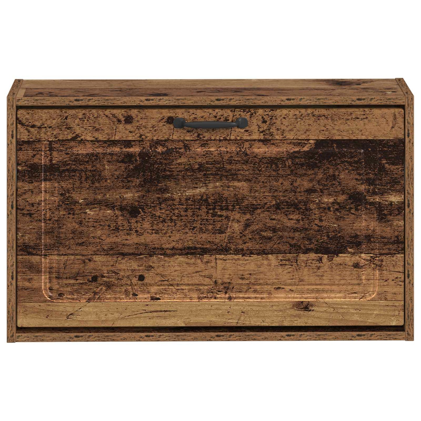 Wall-Mounted Shoe Cabinet UTRECHT 71 x 17 x 43 cm Old Wood