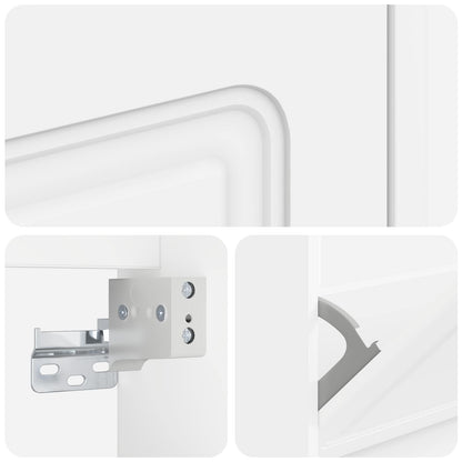 Wall-Mounted Shoe Cabinet UTRECHT 71 x 17 x 86 cm White