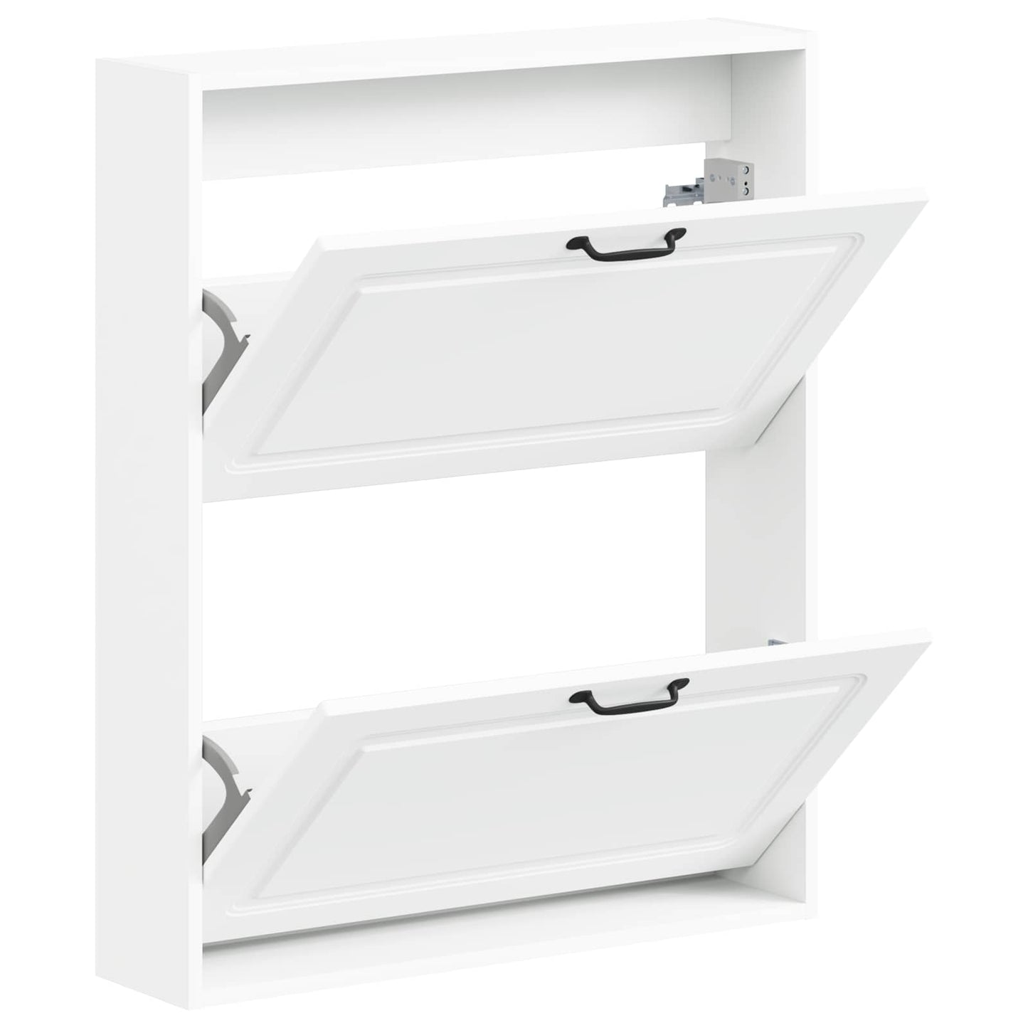 Wall-Mounted Shoe Cabinet UTRECHT 71 x 17 x 86 cm White