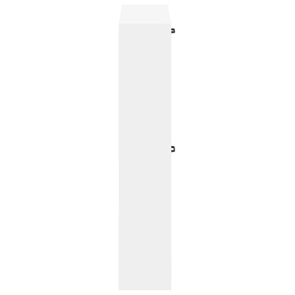 Wall-Mounted Shoe Cabinet UTRECHT 71 x 17 x 86 cm White