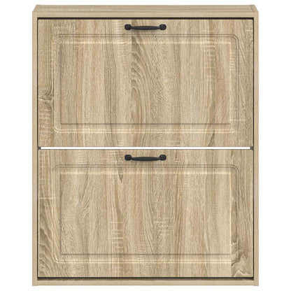 Wall-Mounted Shoe Cabinet UTRECHT 71 x 17 x 86 cm Sonoma Oak