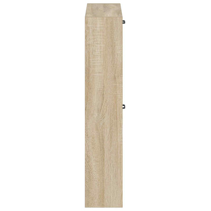 Wall-Mounted Shoe Cabinet UTRECHT 71 x 17 x 86 cm Sonoma Oak