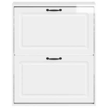 Wall-Mounted Shoe Cabinet UTRECHT 71 x 17 x 86 cm