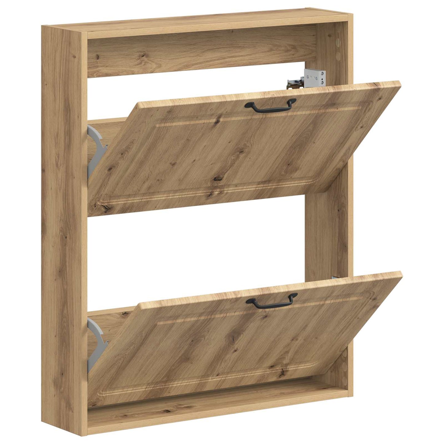 Wall-Mounted Shoe Cabinet UTRECHT 71 x 17 x 86 cm Artisan Oak