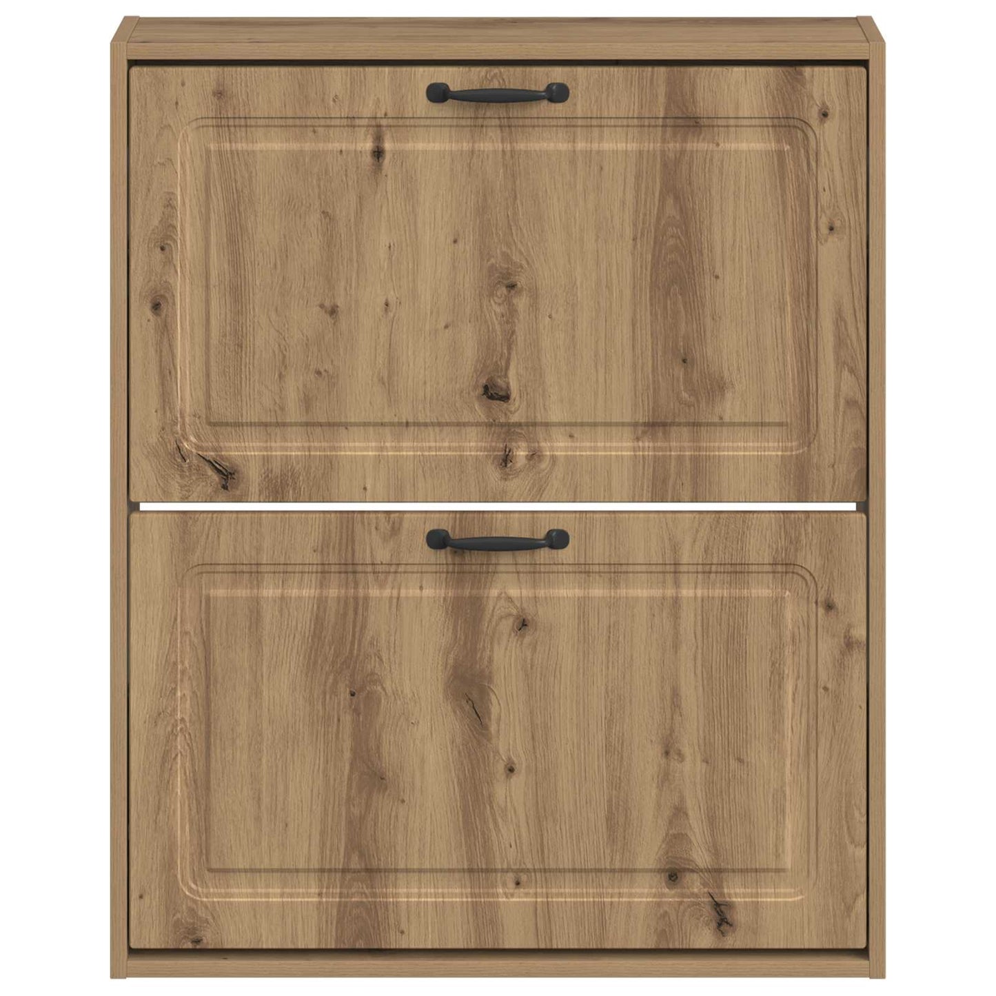 Wall-Mounted Shoe Cabinet UTRECHT 71 x 17 x 86 cm Artisan Oak