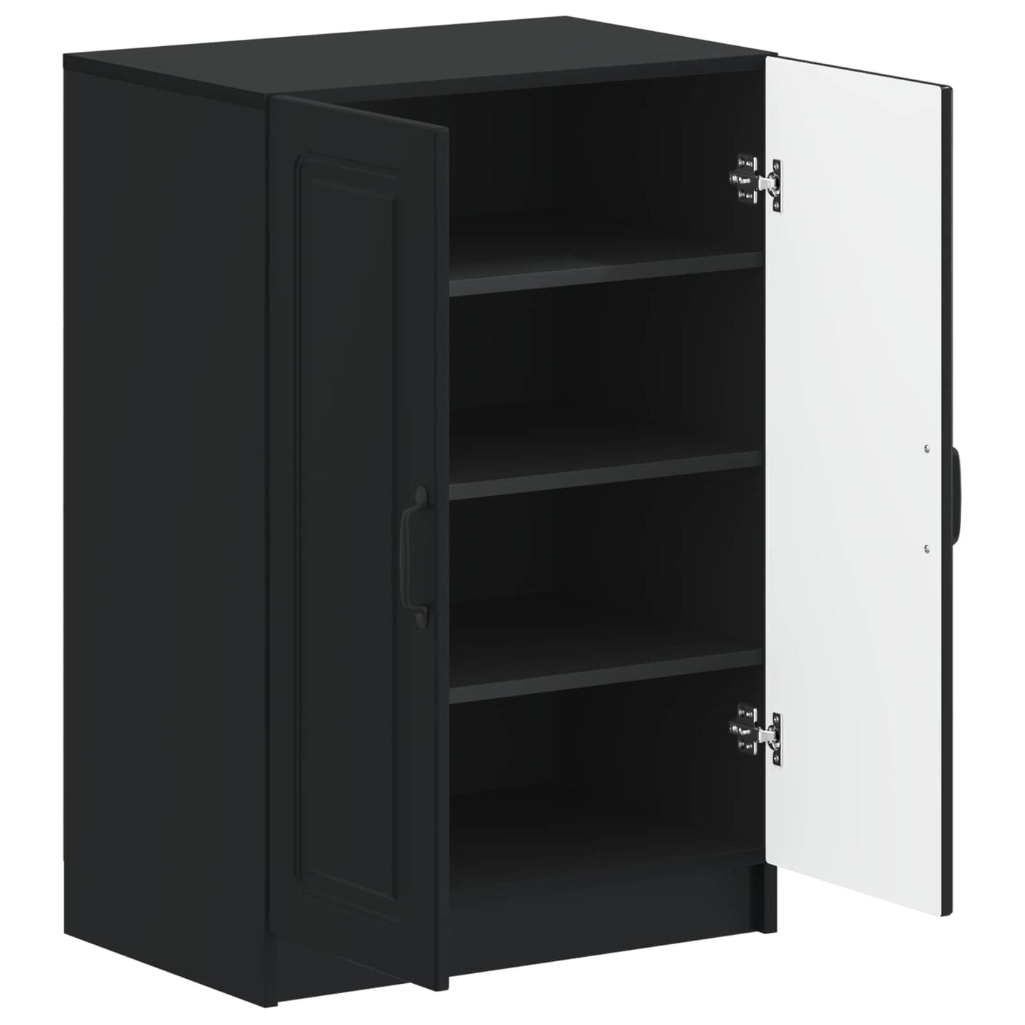 Shoe Cabinet UTRECHT 59.5 x 39.5 x 87 cm Engineered Wood Black