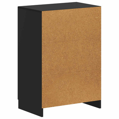 Shoe Cabinet UTRECHT 59.5 x 39.5 x 87 cm Engineered Wood Black