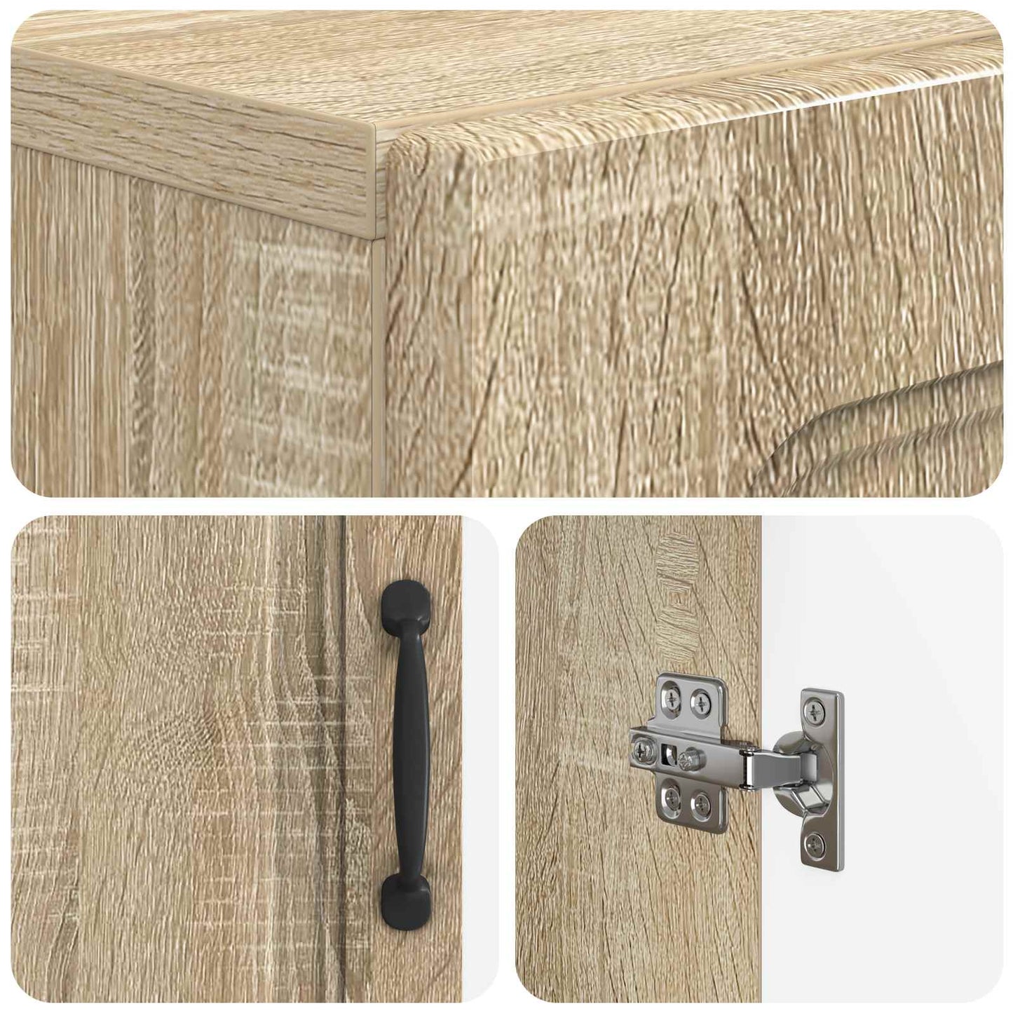 Shoe Cabinet UTRECHT 59.5 x 39.5 x 87 cm Engineered Wood