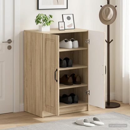 Shoe Cabinet UTRECHT 59.5 x 39.5 x 87 cm Engineered Wood