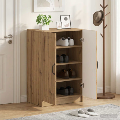 Shoe Cabinet UTRECHT 59.5 x 39.5 x 87 cm Engineered Wood
