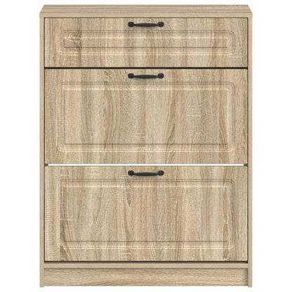 Shoe Cabinet UTRECHT 78 x 24 x 100 cm Engineered Wood