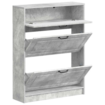 Shoe Cabinet UTRECHT 78 x 24 x 100 cm Engineered Wood
