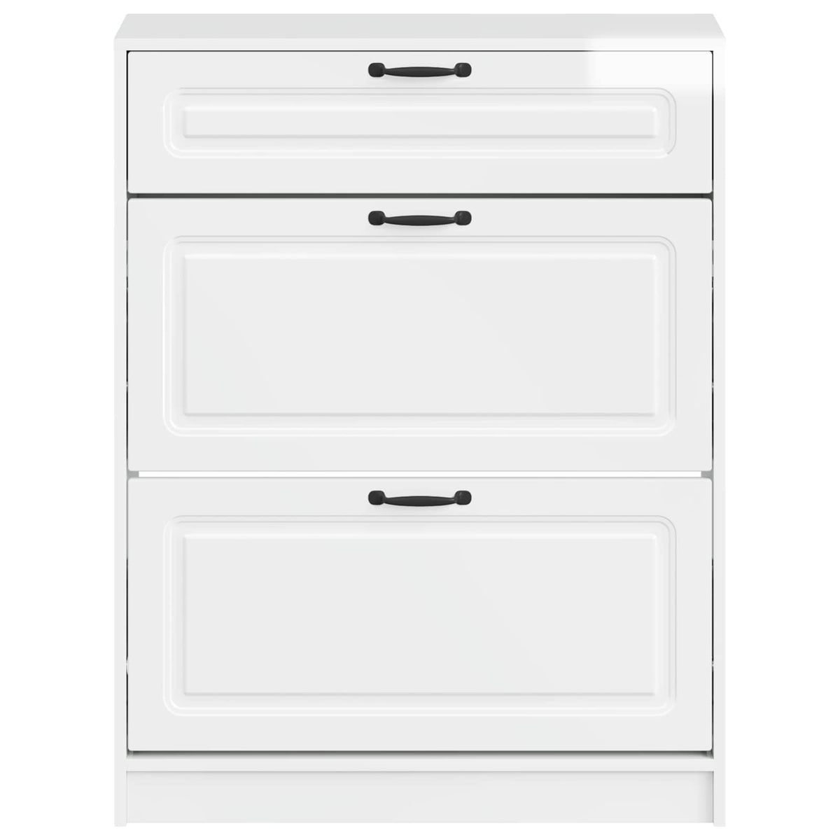 Shoe Cabinet UTRECHT 78 x 24 x 100 cm Engineered Wood