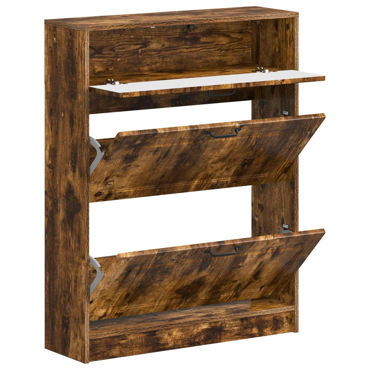 Shoe Cabinet UTRECHT 78 x 24 x 100 cm Engineered Wood