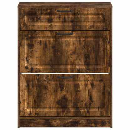 Shoe Cabinet UTRECHT 78 x 24 x 100 cm Engineered Wood