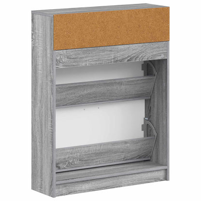 Shoe Cabinet UTRECHT 78 x 24 x 100 cm Engineered Wood