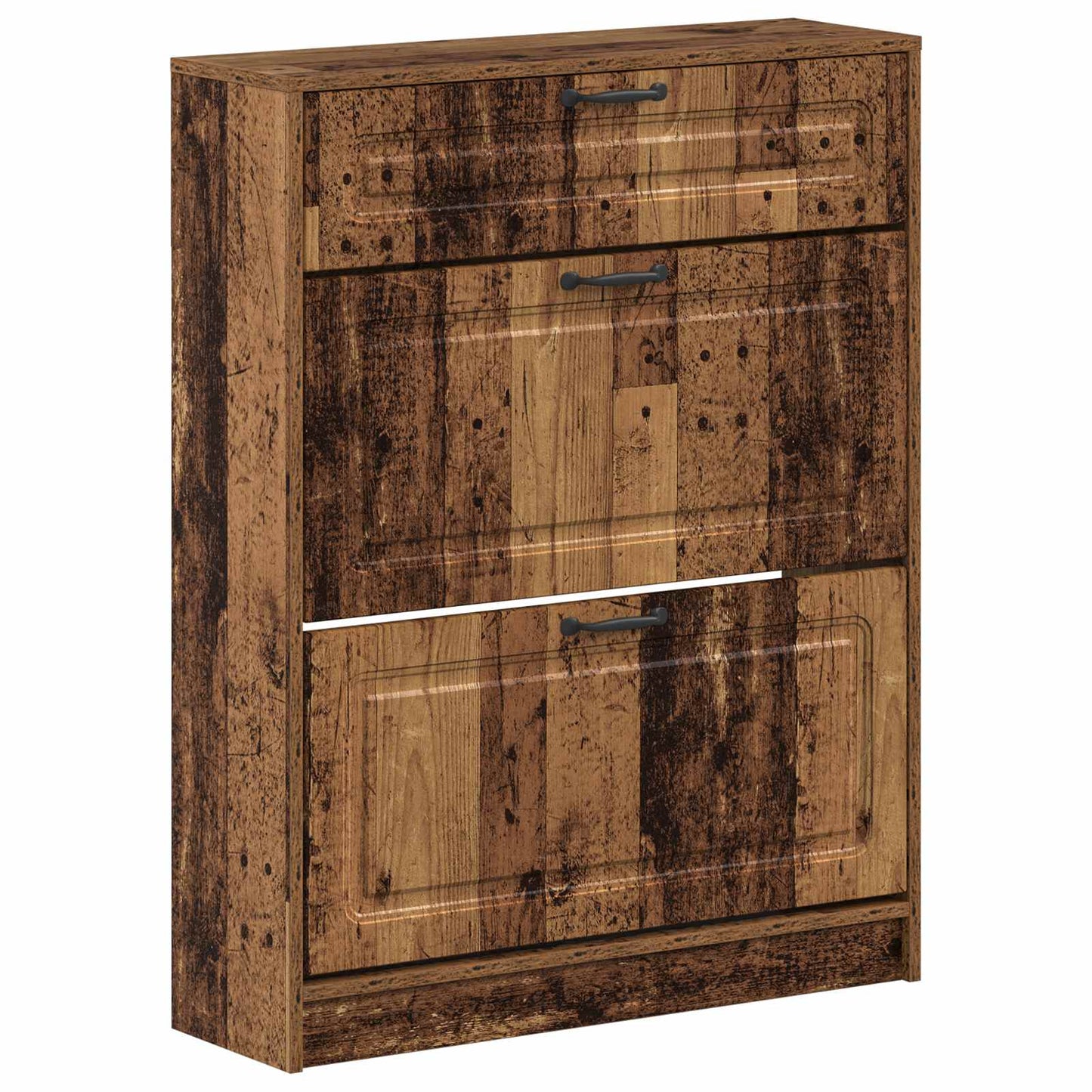 Shoe Cabinet UTRECHT 78 x 24 x 100 cm Engineered Wood Old Wood