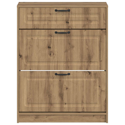 Shoe Cabinet UTRECHT 78 x 24 x 100 cm Engineered Wood