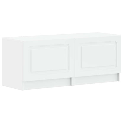 TV Cabinet White Engineered Wood