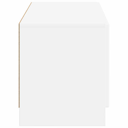TV Cabinet White Engineered Wood