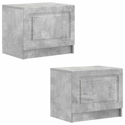TV Cabinet Concrete Grey Engineered Wood