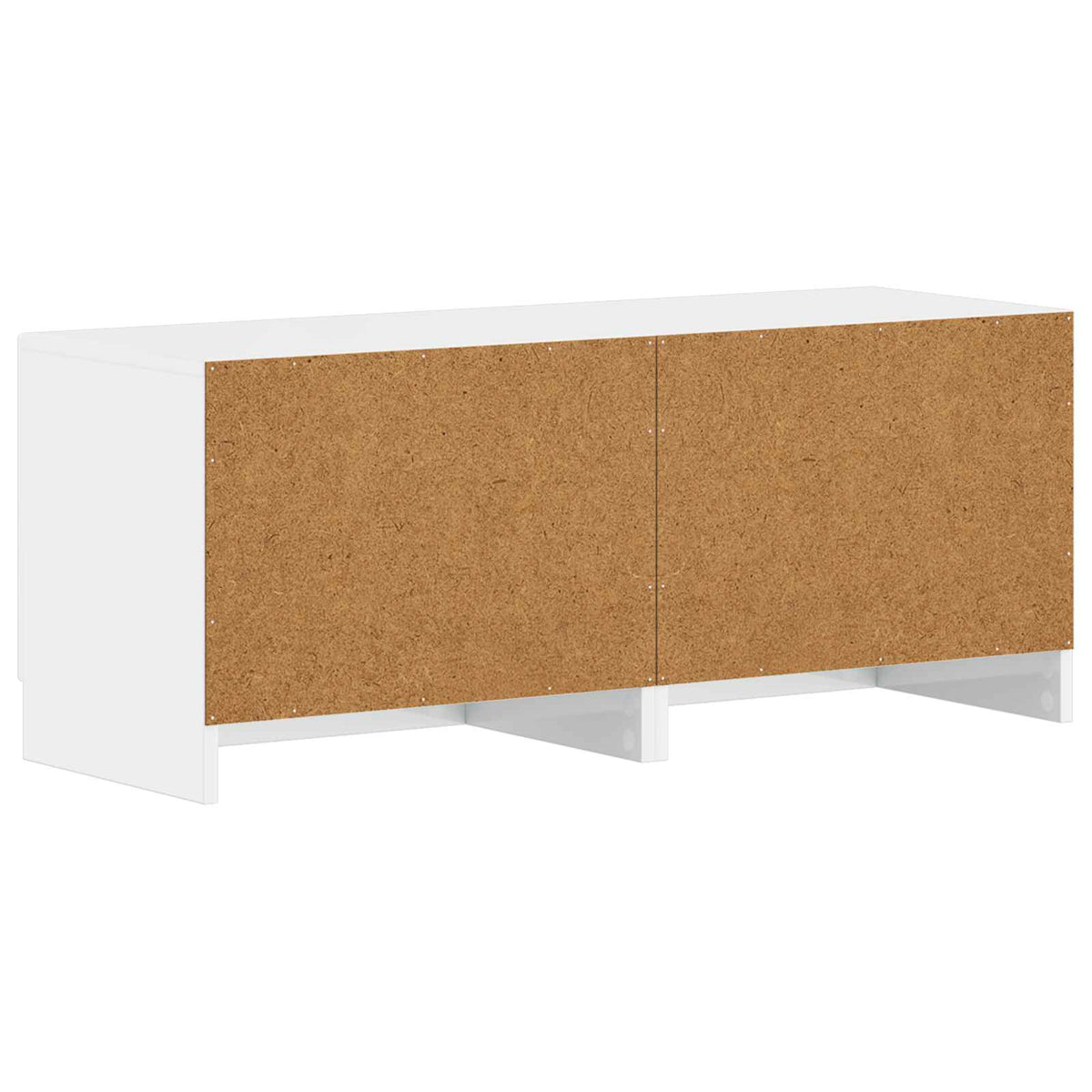 TV Cabinet High Gloss White Engineered Wood