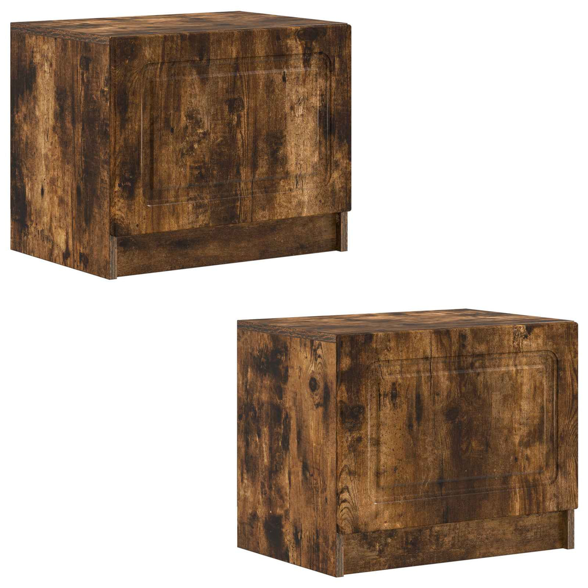 TV Cabinet Smoked Oak Engineered Wood